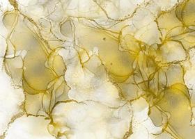 gold alcohol ink luxury painting suitable for wallpaper photo