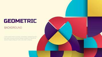 abstract colorful geometric background. vector illustration