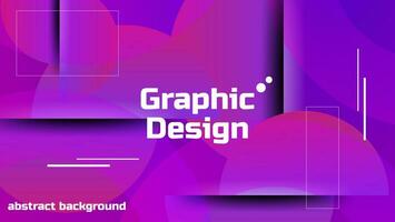 abstract purple gradient background with geometric shapes composition.vector illustration vector