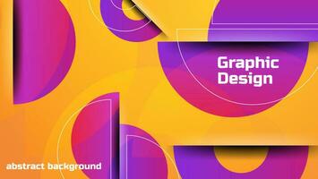 abstract purple gradient background with geometric shapes composition.vector illustration vector