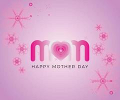 Happy Mother's Day Banner Background Design vector