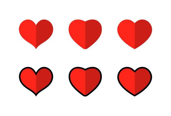 Red Heart Icon Vector Art, Icons, and Graphics for Free Download