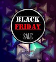 Black Friday sale abstract background vector