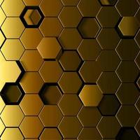 Abstract hexagonal backgroun vector