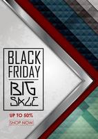 Vector illustration of Black Friday sale background