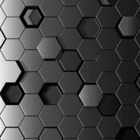 fondo hexagonal abstracto vector