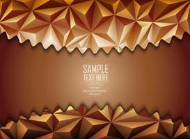 Vector illustration of Abstract polygon background with space for text