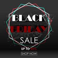 Vector illustration of Black Friday sale abstract background