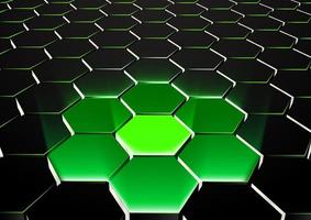 Vector illustration of Abstract hexagonal background