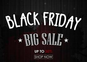 Black Friday sale background vector