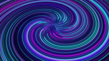 Neon twirl line background animation