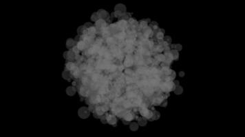 animación de fondo abstracto de explosión de partículas video