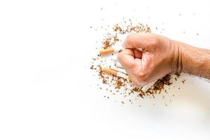 Concept World No Tobacco Day takes place around the world on 31 May every year. It aims to promote the abstention of all forms of tobacco consumption for 24 hours around the world. Blurred background photo