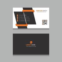 simple and modern business card template vector