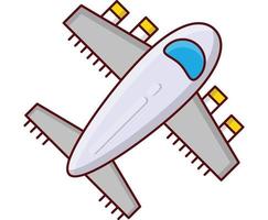 ilustración de vector de avión en un fondo. símbolos de calidad premium. iconos vectoriales para concepto y diseño gráfico.