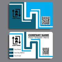 Elegant business card, size 3,254 inch x 2,165 inch. Design template vector