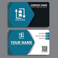 Elegant business card, size 3,254 inch x 2,165 inch. Design template vector