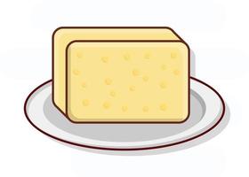 butter vector illustration on a background.Premium quality symbols. vector icons for concept and graphic design.