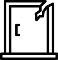 ilustración de vector de puerta en un fondo. símbolos de calidad premium. iconos vectoriales para concepto y diseño gráfico.