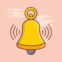 Ring subscription bell,young woman new subscriber ringing the big bell with  notification number.Flat vector modern illustration 20290708 Vector Art at  Vecteezy