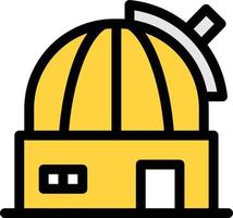 observatory vector illustration on a background.Premium quality symbols. vector icons for concept and graphic design.