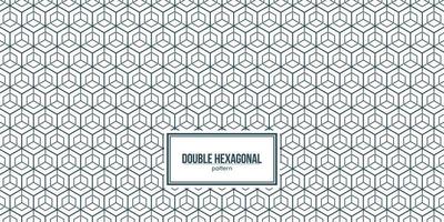 pattern consisting of stacks of hexagons vector