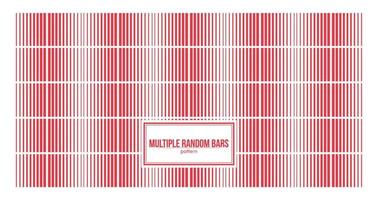 red randomly arranged vertical lines vector