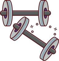 dumbbell vector illustration on a background.Premium quality symbols. vector icons for concept and graphic design.