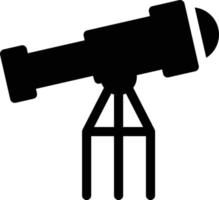 ilustración de vector de telescopio en un fondo. símbolos de calidad premium. iconos vectoriales para concepto y diseño gráfico.