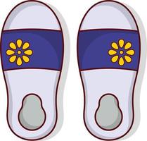 slipper vector illustration on a background.Premium quality symbols. vector icons for concept and graphic design.