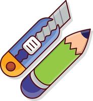 cutter pencil vector illustration on a background.Premium quality symbols. vector icons for concept and graphic design.