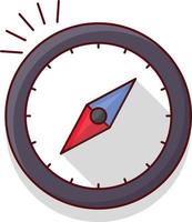 compass vector illustration on a background.Premium quality symbols. vector icons for concept and graphic design.