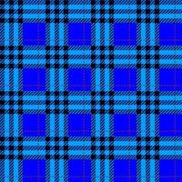 blue checkered pattern design for fabric and background vector