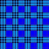 blue checkered pattern design for fabric and background vector