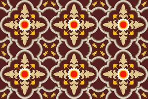 Geometric pattern in the style of indigenous Moroccan tribes. Designed for carpets, fabrics, tiles, etc. vector