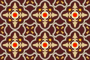 Geometric pattern in the style of indigenous Moroccan tribes. Designed for carpets, fabrics, tiles, etc. vector