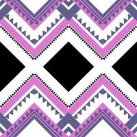 Geometric ethnic pattern with pastel color on white background.Design for fabric and other background. vector