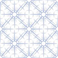 Seamless pattern with light blue snowflakes on white background for plaid, fabric, textile, clothes, tablecloth and other things. Vector image.