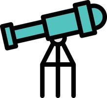 telescope vector illustration on a background.Premium quality symbols. vector icons for concept and graphic design.