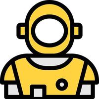 astronaut vector illustration on a background.Premium quality symbols. vector icons for concept and graphic design.