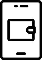 wallet vector illustration on a background.Premium quality symbols. vector icons for concept and graphic design.