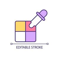 Choosing color shade for design RGB color icon vector