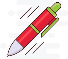 pen vector illustration on a background.Premium quality symbols. vector icons for concept and graphic design.