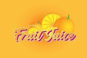 efecto de texto jugo de fruta fresca agradable para beber
