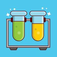 test tube vector illustration on a background.Premium quality symbols. vector icons for concept and graphic design.