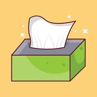 tissue box vector illustration on a background.Premium quality symbols. vector icons for concept and graphic design.