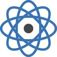 atom vector illustration on a background.Premium quality symbols. vector icons for concept and graphic design.