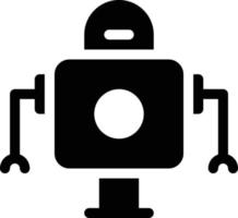 ilustración de vector de robot en un fondo. símbolos de calidad premium. iconos vectoriales para concepto y diseño gráfico.