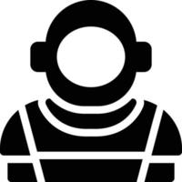 ilustración de vector de hombre espacial en un fondo. símbolos de calidad premium. iconos vectoriales para concepto y diseño gráfico.