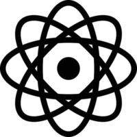 atom vector illustration on a background.Premium quality symbols. vector icons for concept and graphic design.